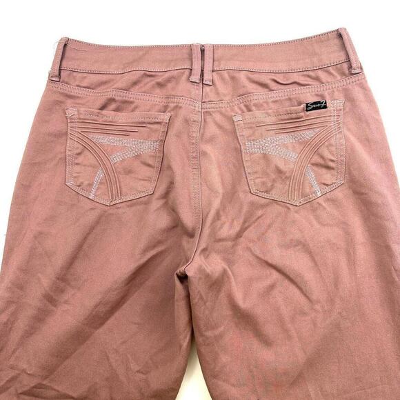 Seven7 High Rise Skinny Women's size 8 Dusty Pink Denim Jeans - Picture 2 of 4